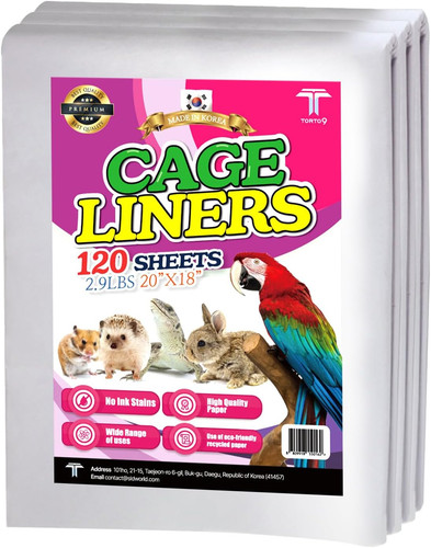 Bird cage liner - -, paper