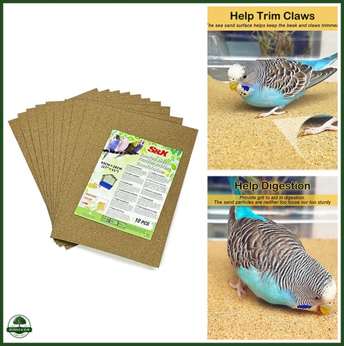Gravel paper bird cage - gravel,