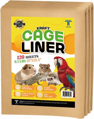 Kraft bird cage liners - kraft, 31
