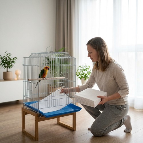 Bird cage liners - liners,, absorbent