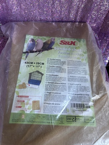 Sanded bird cage liner - bird,