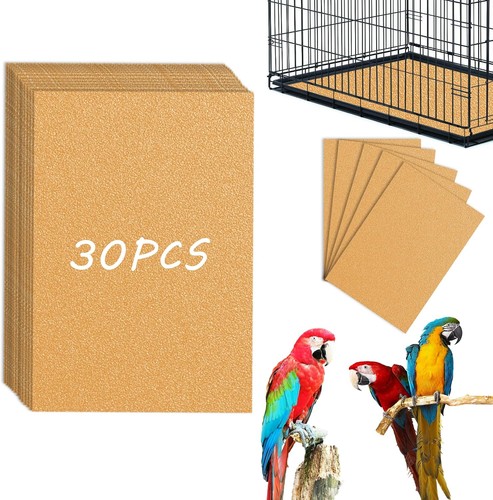 30pcs gravel paper bird cage - 30pcs,